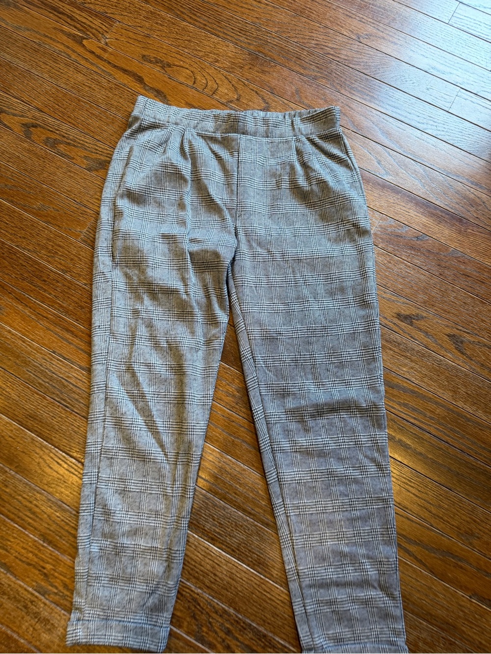 Plaid Gray Tailored Ankle Pants - Sleek Everyday Style